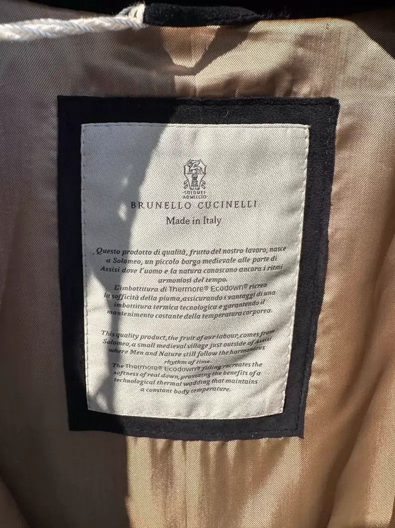 Brunello Cucinelli Brunello Cucinelli Men's notched collar button leather jac Size US XS / EU 42 / 0 - 6 Thumbnail