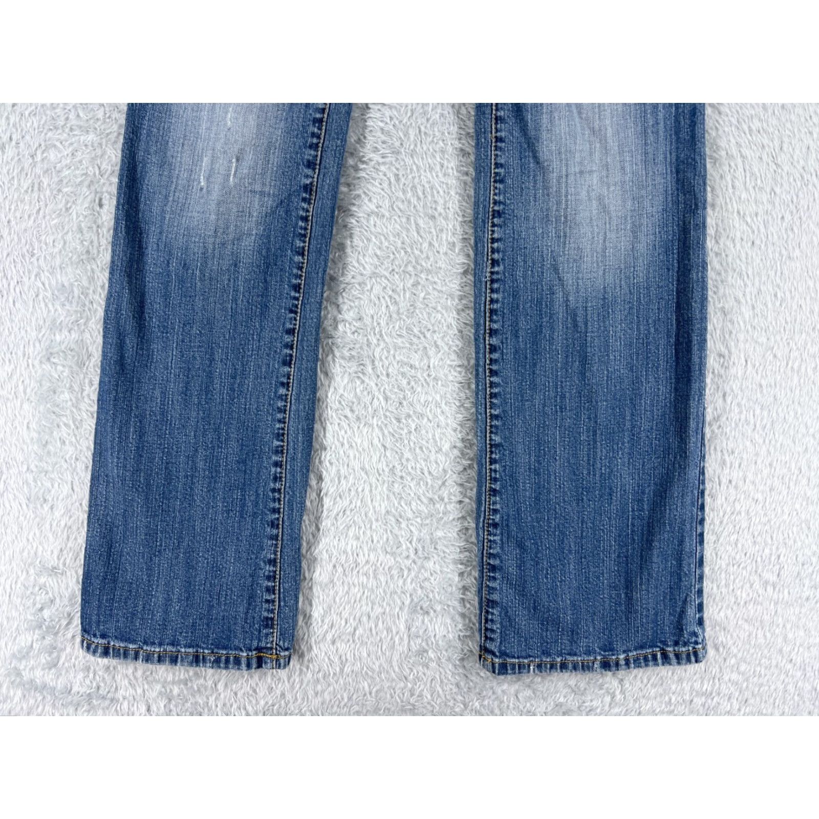 Mossimo Mossimo Jeans Women 7 Blue Denim Bootcut Low Rise Cotton Blend 27x31 Jeans Women Size 28" / US 6 / IT 42 - 2 Thumbnail