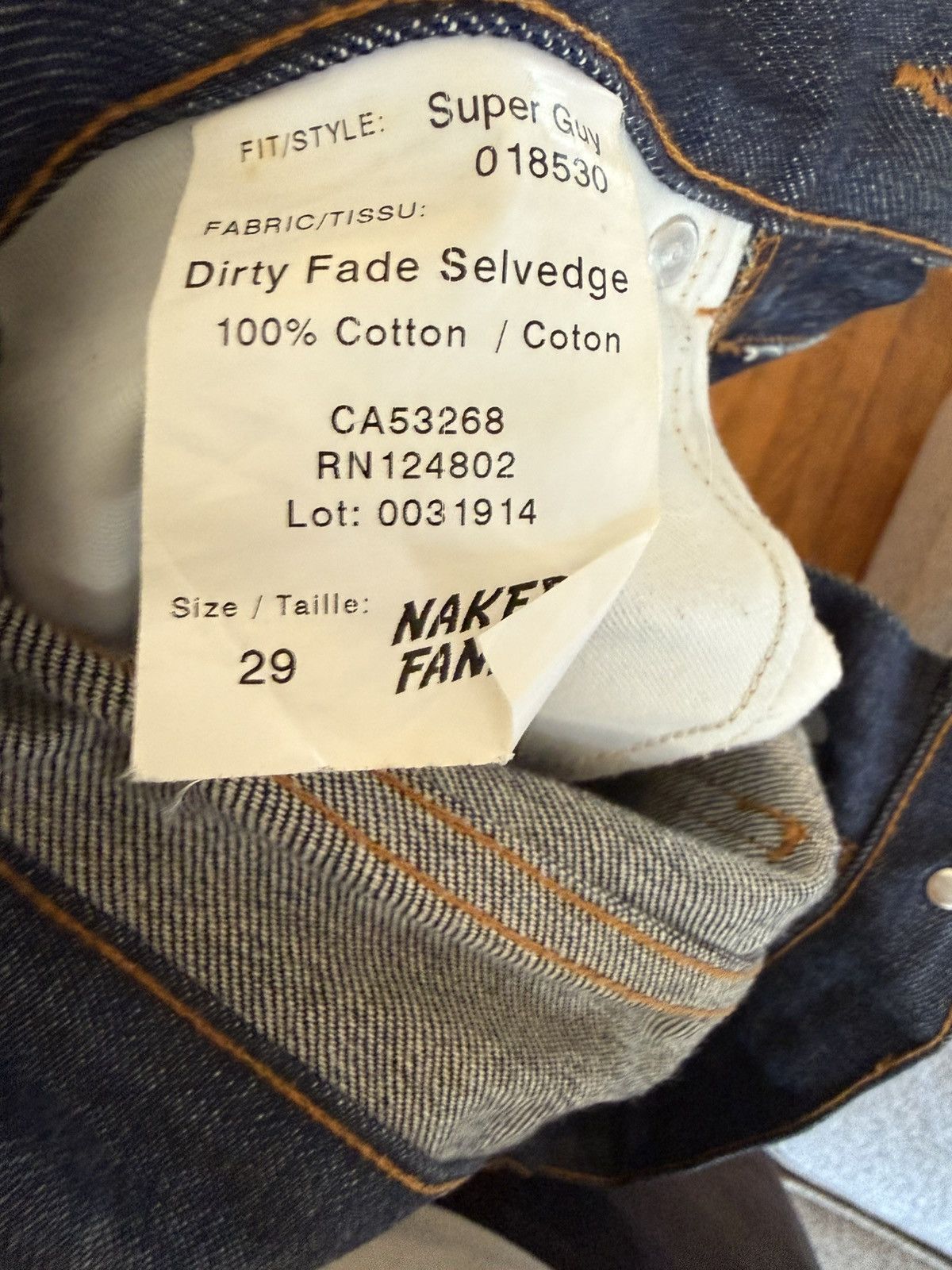 Naked & Famous Naked & Famous Super Guy Size US 29 - 3 Thumbnail