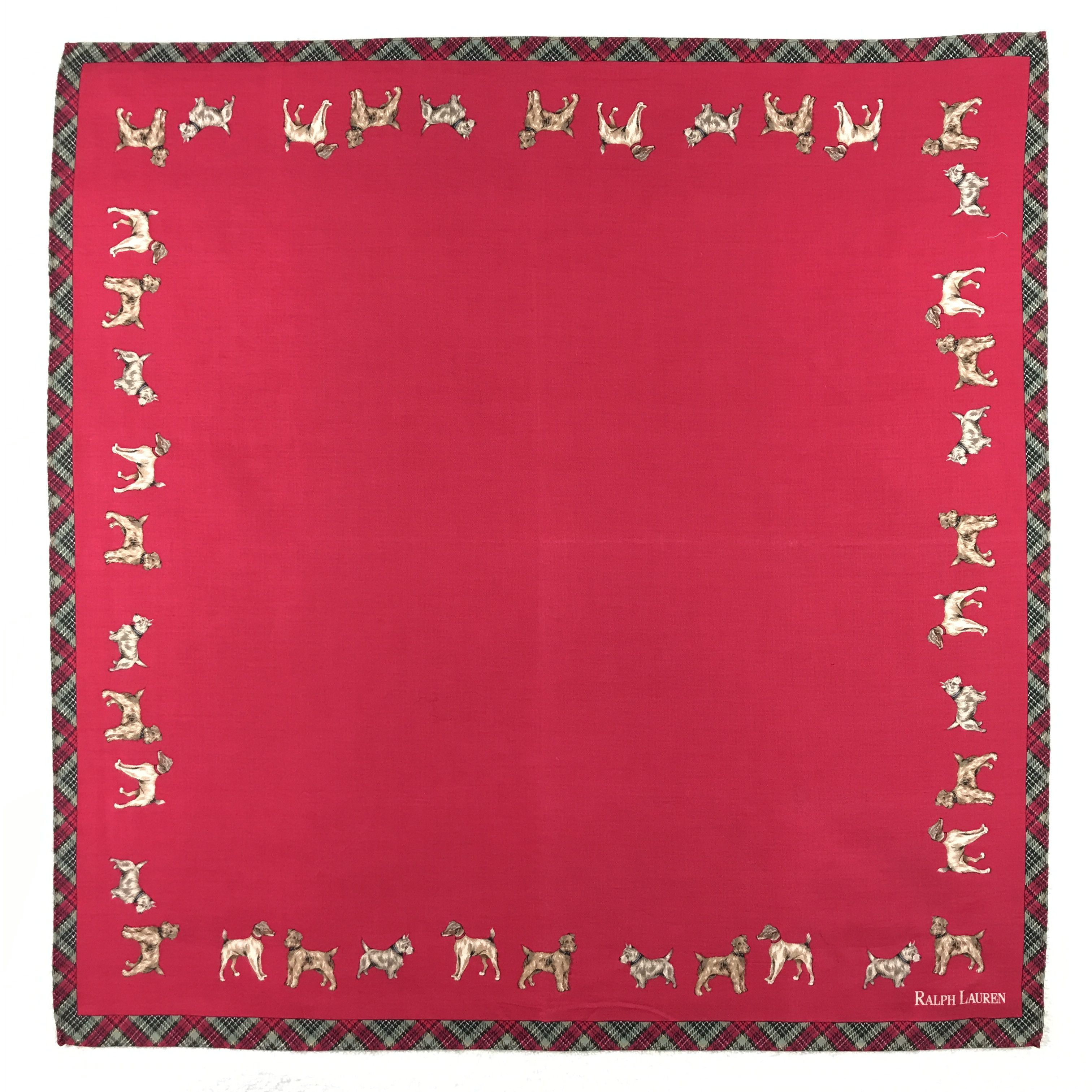 Designer × Ralph Lauren × Vintage Vintage Ralph Lauren Bandana Neckerchief Handkerchief Size ONE SIZE - 1 Thumbnail