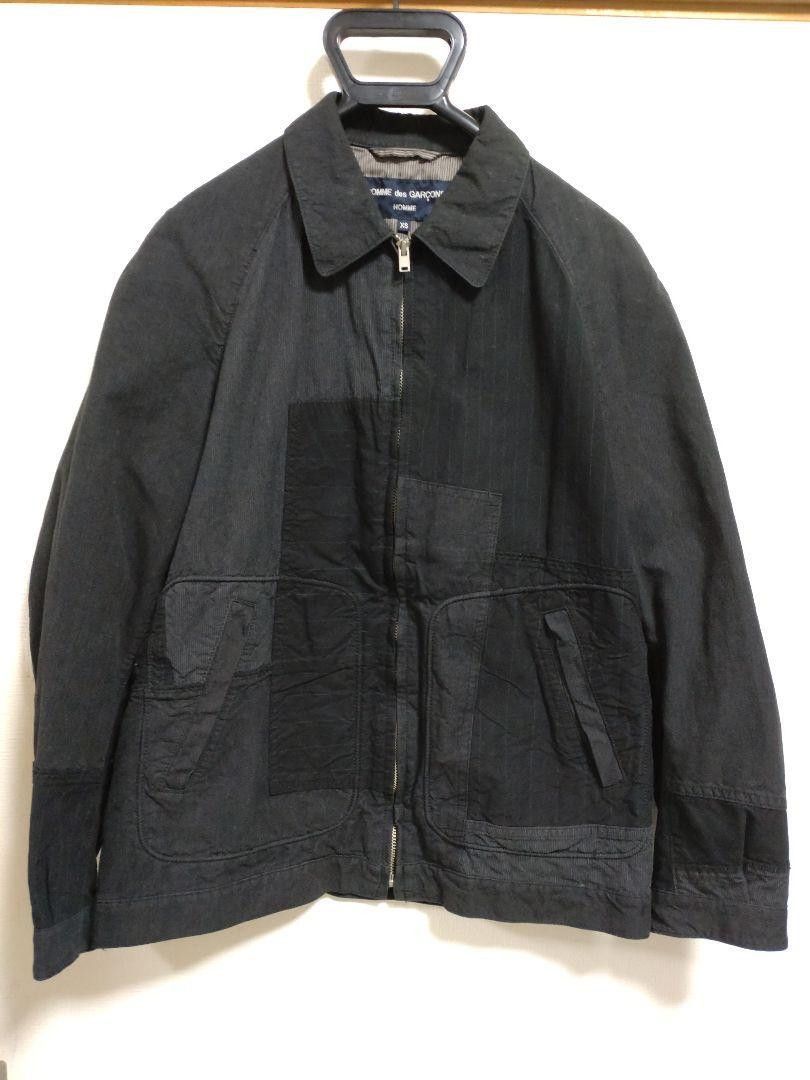 Comme des Garcons Rare AD2015 Reconstructed Patchwork Boxy Jacket Size US XS / EU 42 / 0 - 1 Thumbnail