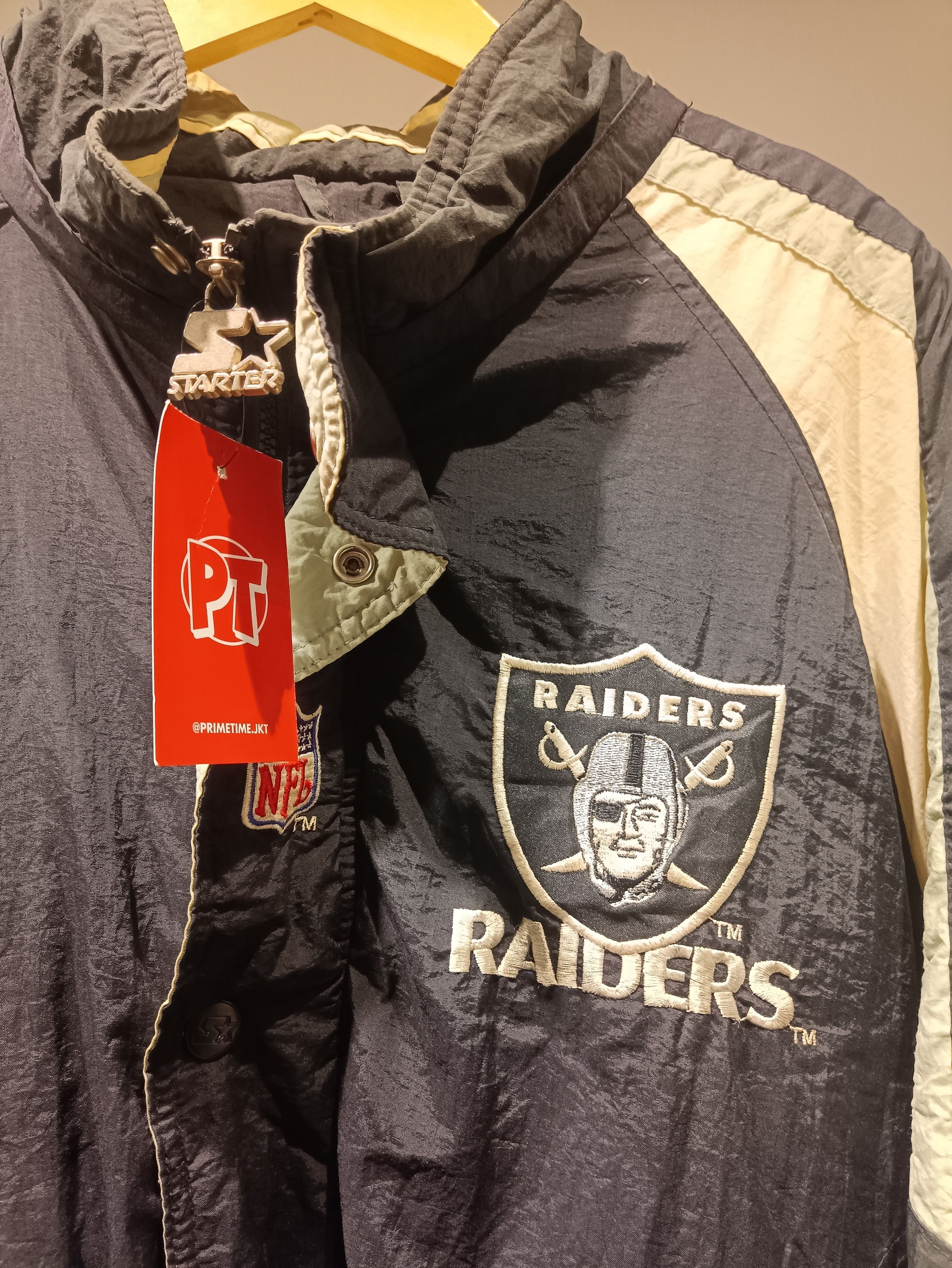 Starter × Vintage vintage starter Raiders jacket Size US XL / EU 56 / 4 - 2 Thumbnail