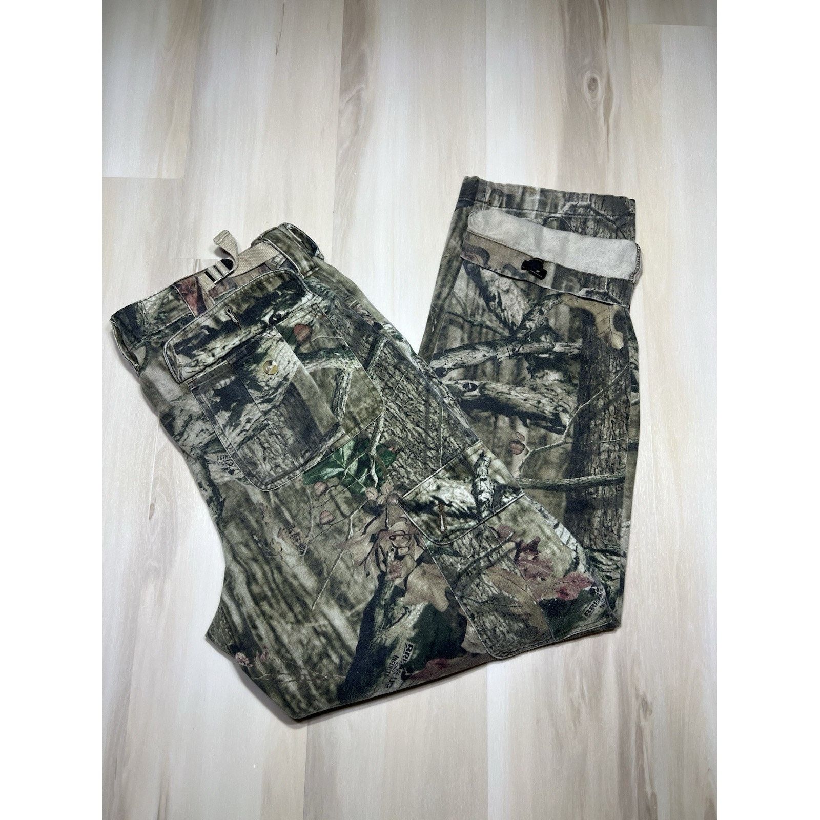 Mossy Oaks Browning Camo Cargo Pants Size M Mossy Oak Break Up Hunting Size US 30 / EU 46 - 1 Thumbnail