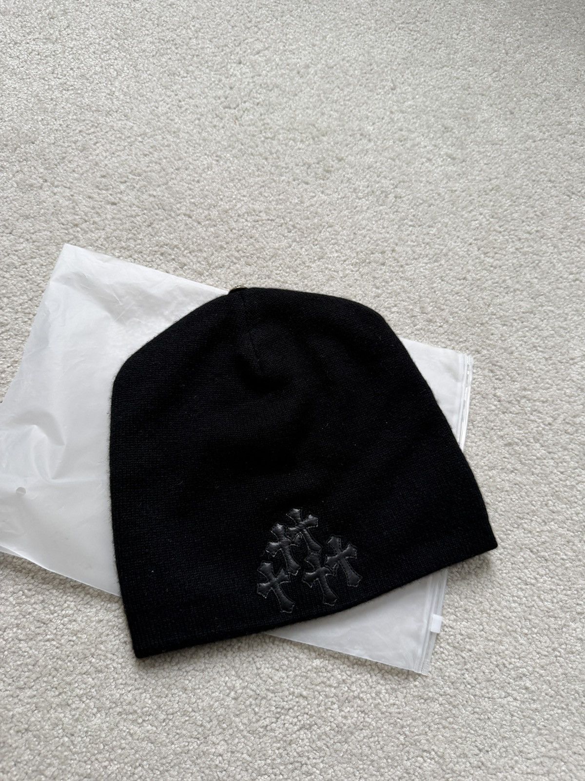 Chrome Hearts CH MULTI MINI CROSS CASHMERE BEANIE Size ONE SIZE - 1 Thumbnail
