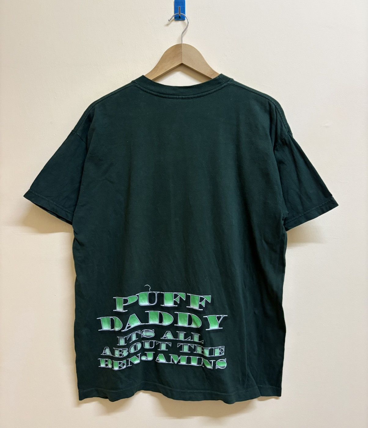 Rap Tees Vintage 90s Puff Daddy P Diddy Dollar Band Rap T-Shirt Size US L / EU 52-54 / 3 - 2 Thumbnail
