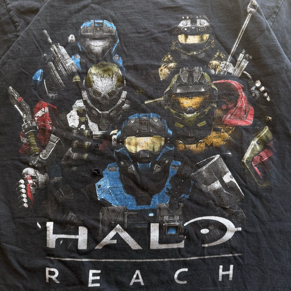 Vintage 2010 Vintage Halo Reach Noble Team Tee Size US XL / EU 56 / 4 - 7 Thumbnail