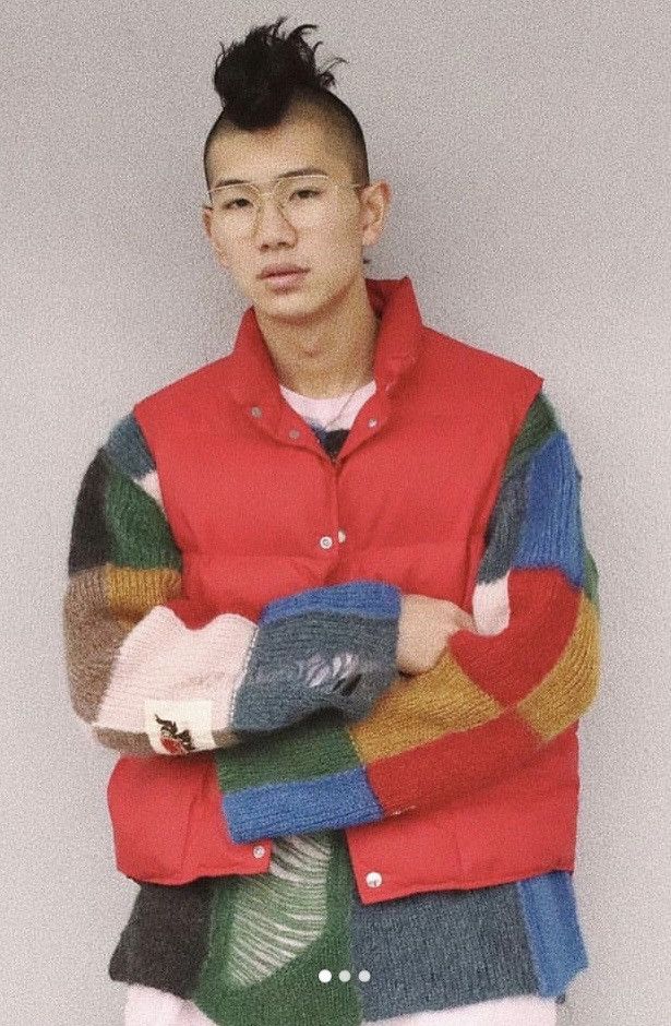 Japanese Brand Khoki Damaged Knit Sweater Sillage Kapital Visvim Boro Kuon Size US XL / EU 56 / 4 - 9 Thumbnail