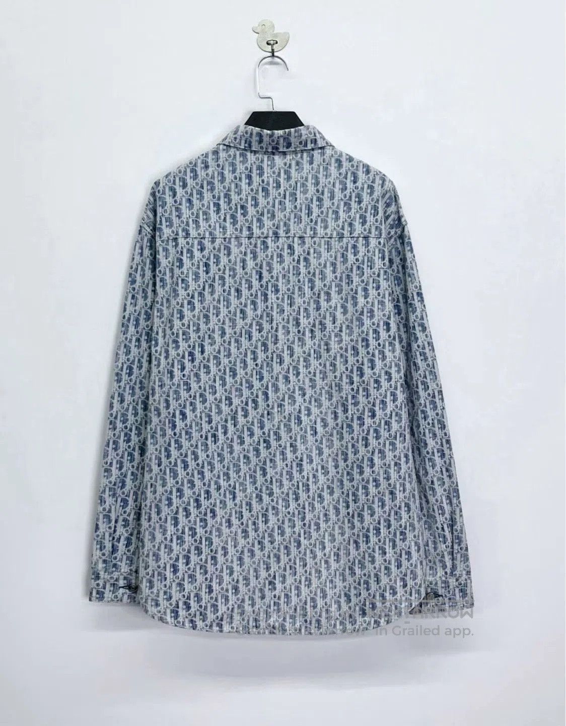 Dior dior oblique logo denim jacket shirt. Size US M / EU 48-50 / 2 - 2 Thumbnail
