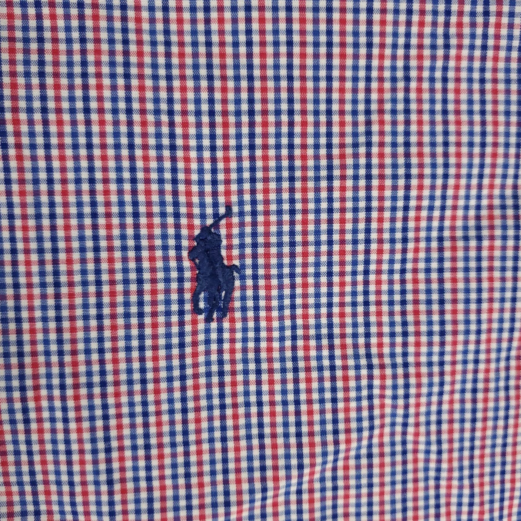 Ralph Lauren Ralph Lauren Shirt Mens 2XL Red Blue Check Button-Up Short Sleeve Collared Polo Pony Casual Classic Modern Preppy Mens Size US XXL / EU 58 / 5 - 2 Thumbnail