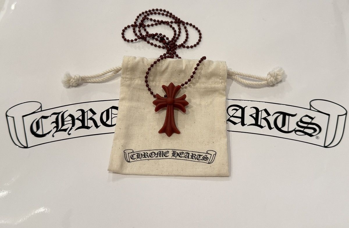 Chrome Hearts Chrome Hearts Silichrome necklace in “Dark Wine” Size ONE SIZE - 1 Thumbnail