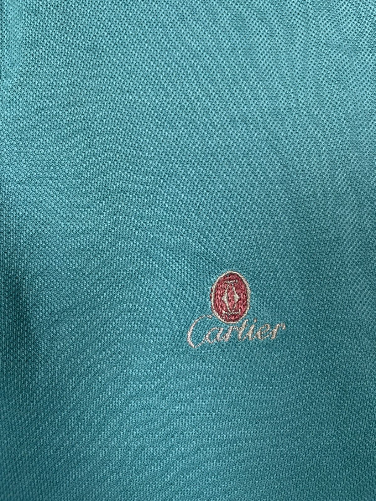 Cartier Cartier logo vintage luxury polo shirt Size US XL / EU 56 / 4 - 2 Thumbnail