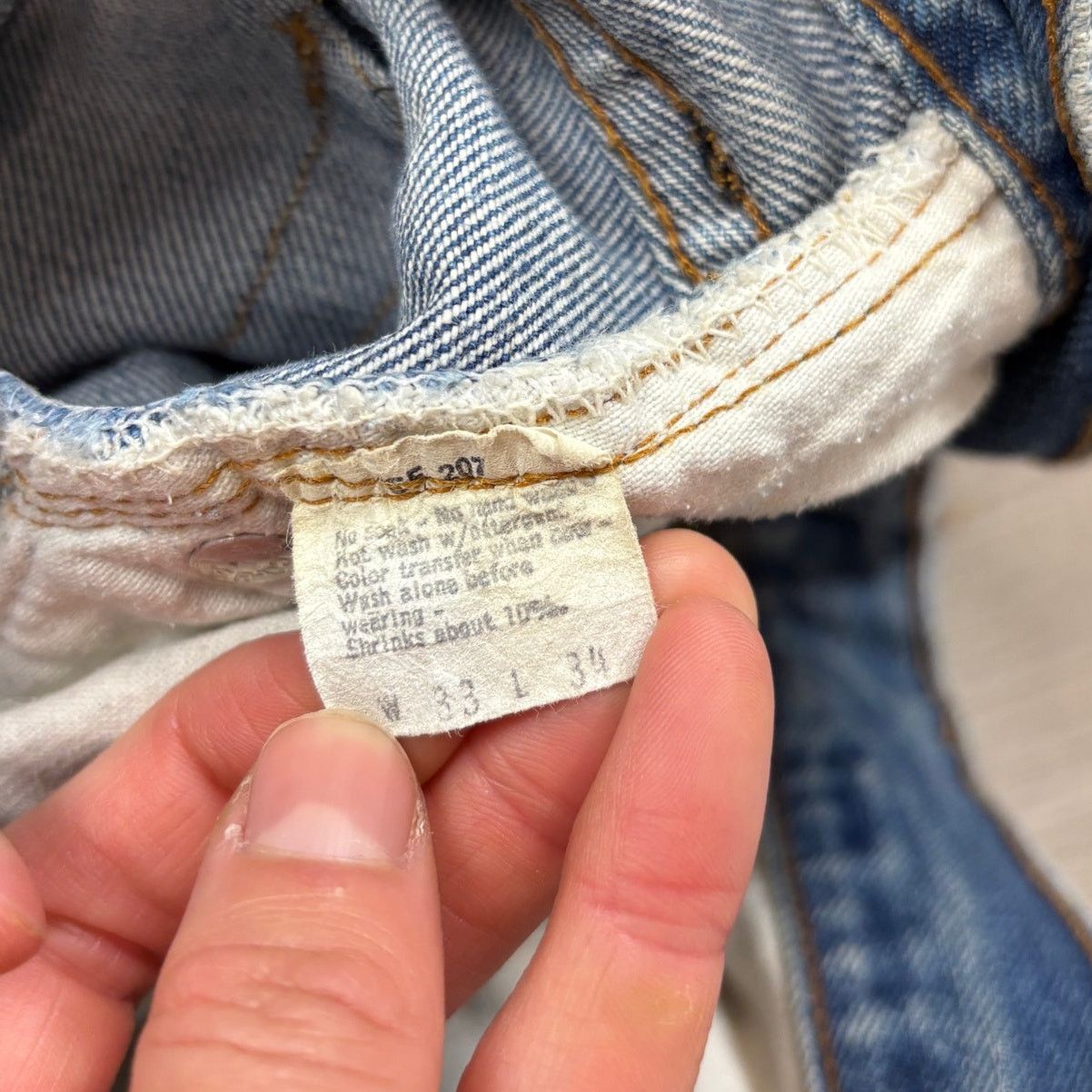 Levi's × Vintage Vintage 80s Levi's 501 Selvedge Denim Redline Jeans 30x30 Size US 30 / EU 46 - 10 Thumbnail