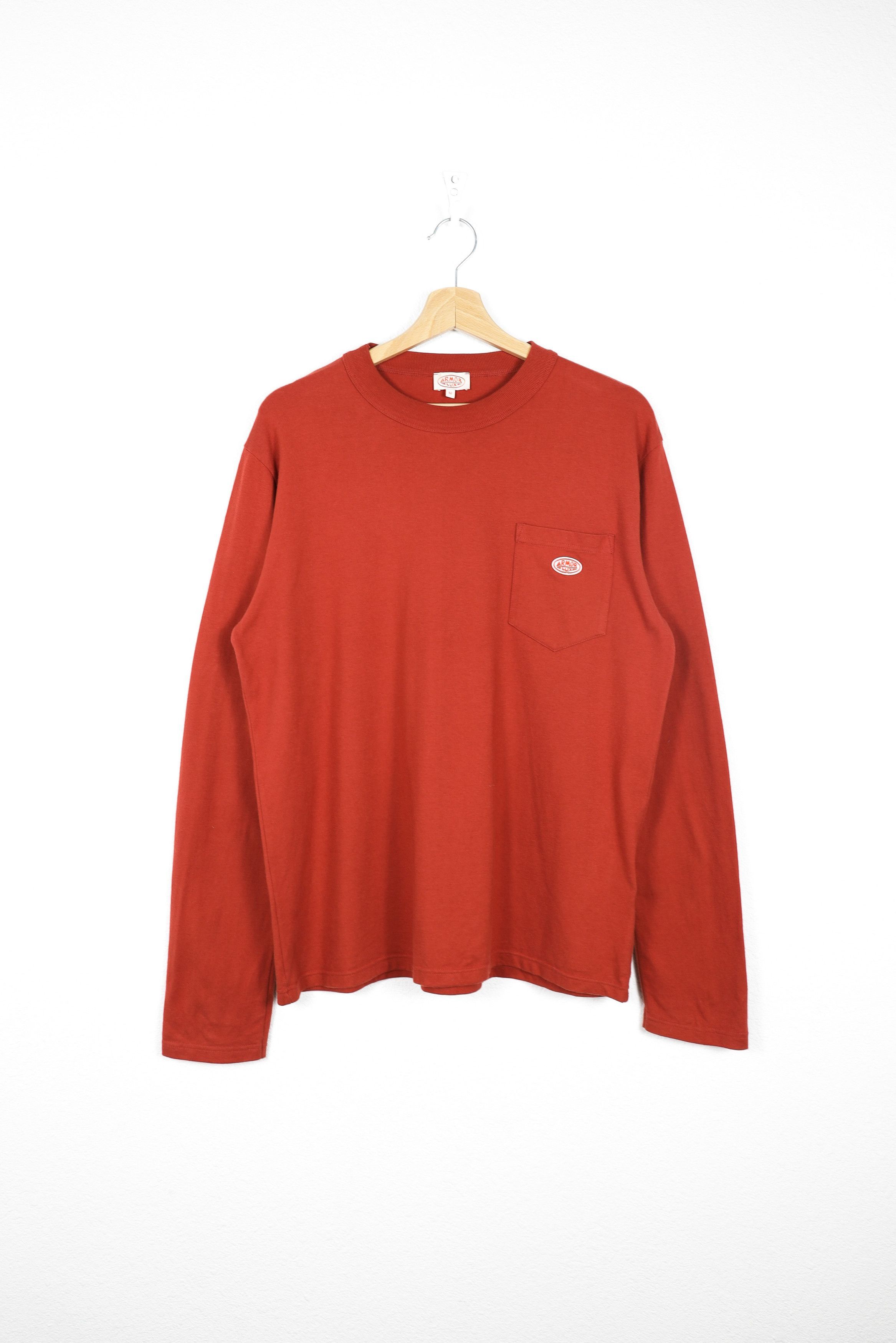 Armor-Lux Armor Lux Heritage Pocket Logo Long Sleeve T-Shirt Size US M / EU 48-50 / 2 - 1 Thumbnail
