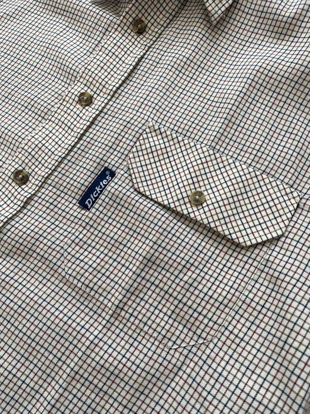 Dickies × Vintage Dickies Vintage flannel shirt button up size large Size US L / EU 52-54 / 3 - 3 Thumbnail