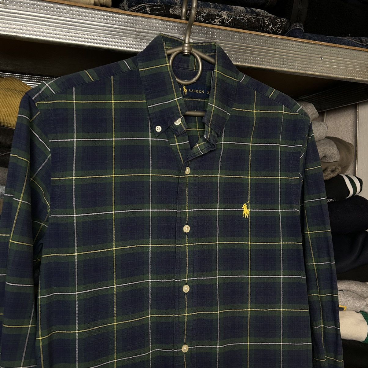 Polo Ralph Lauren Mens Polo Ralph Lauren Small PonyIn In Cage button up shirt Size US XS / EU 42 / 0 - 2 Thumbnail