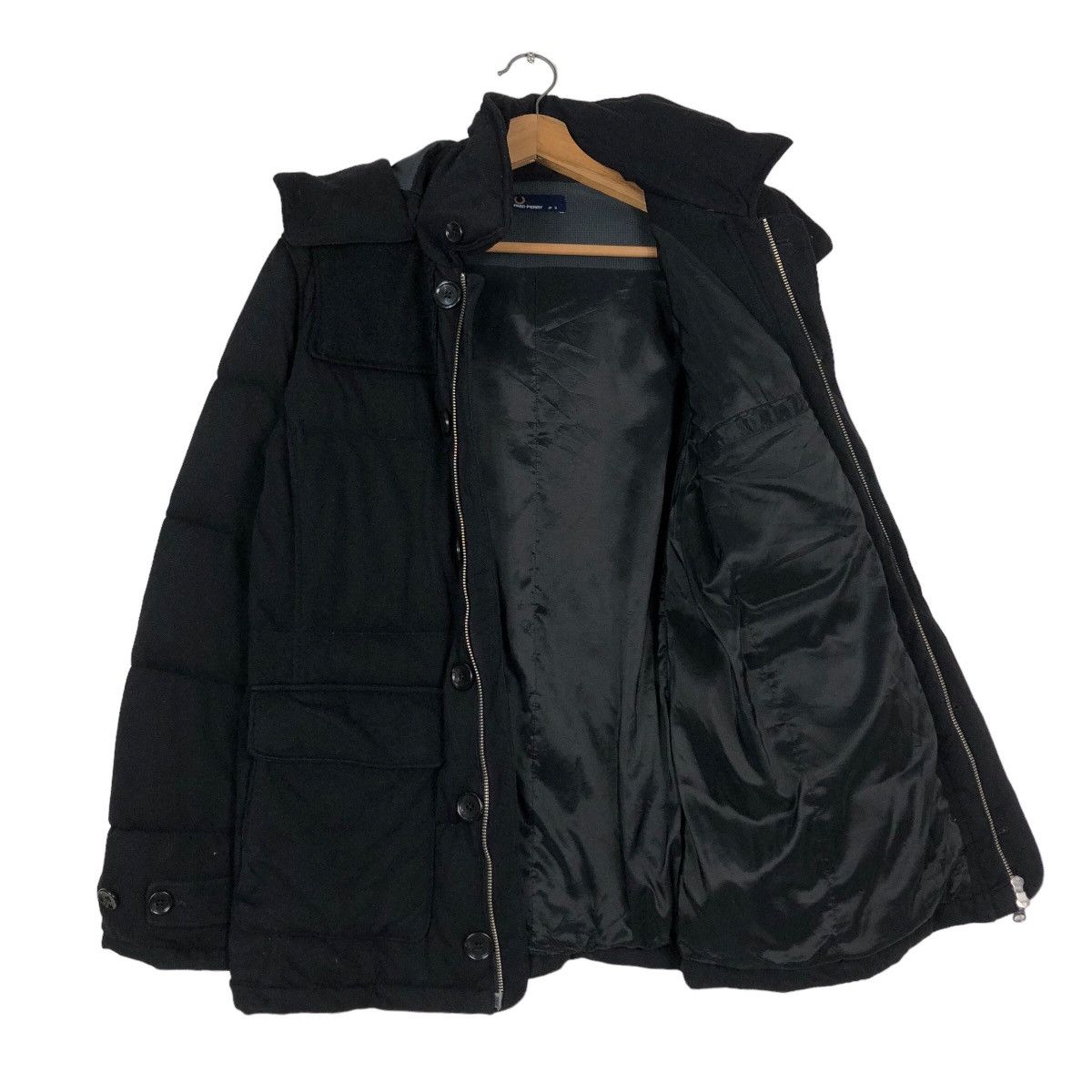 Fred Perry 🔥Vintage Heavy Biker Jacket Fred Perry Black Skinhead Size US M / EU 48-50 / 2 - 11 Thumbnail