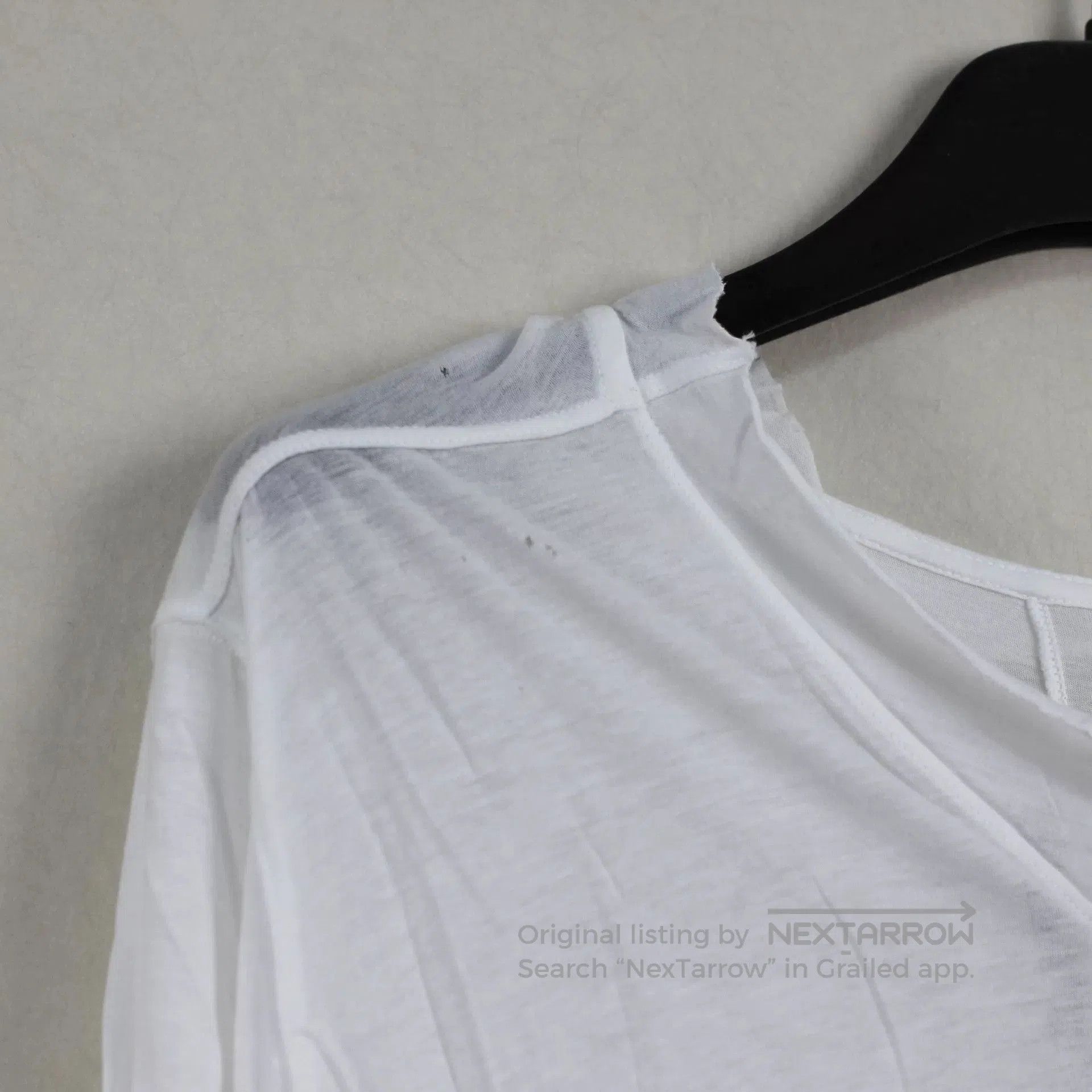 Rick Owens rick owens white oversized short sleeve shirt. Size US S / EU 44-46 / 1 - 4 Thumbnail