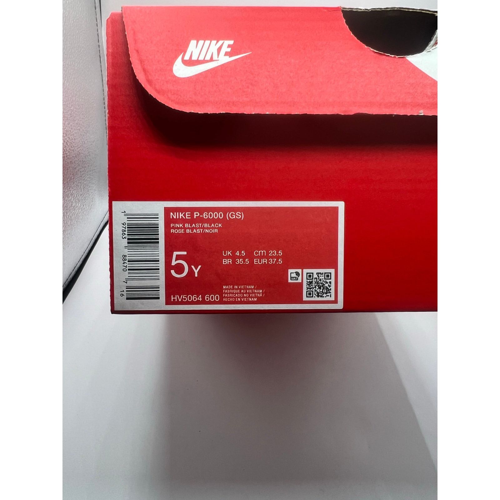 Nike Nike P-6000 GS “Black Pink Blast” size 5Y Size US 6.5 / IT 36.5 - 7 Thumbnail