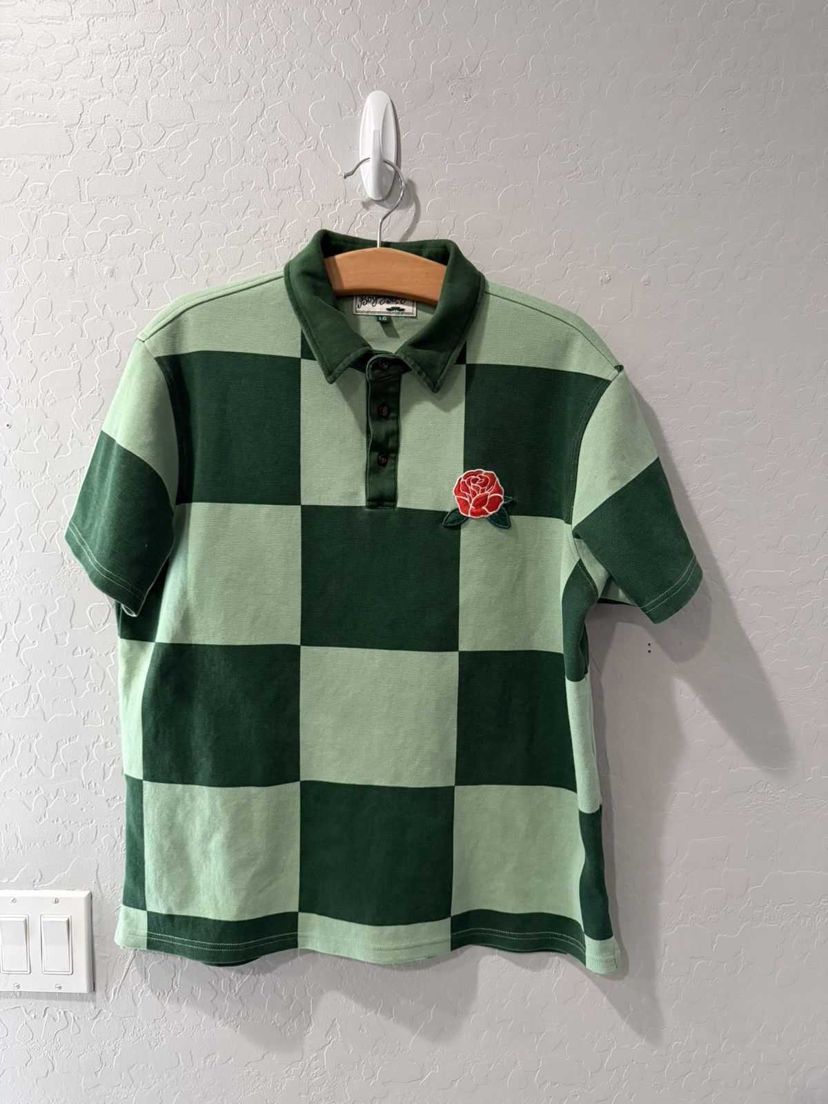 Bogey Boys Bogey Boys Checkered Pique 70s Inspired Golf Polo Large Size US L / EU 52-54 / 3 - 1 Thumbnail
