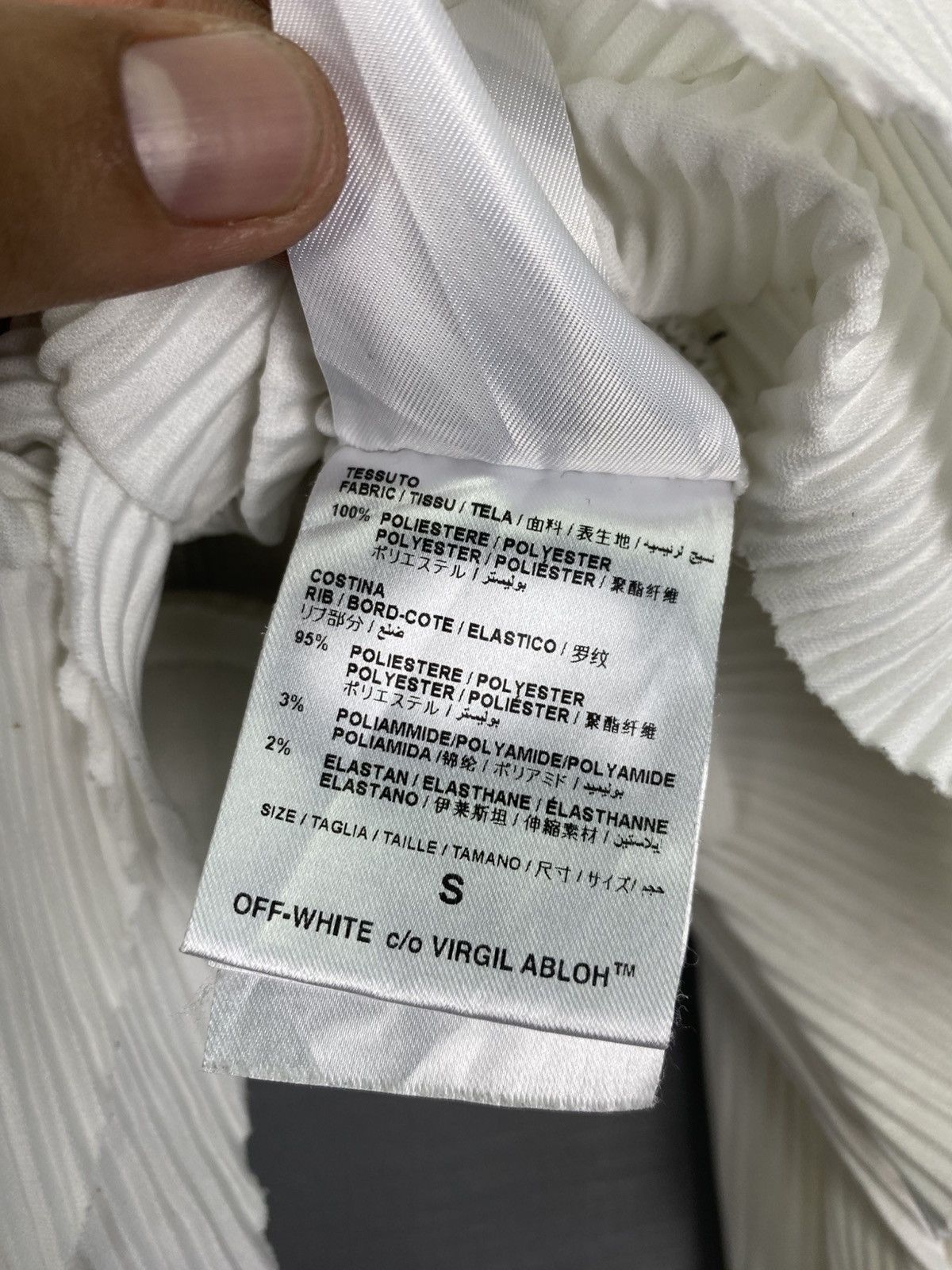 Off-White Off-White Pleated Dress Size S / US 4 / IT 40 - 12 Thumbnail
