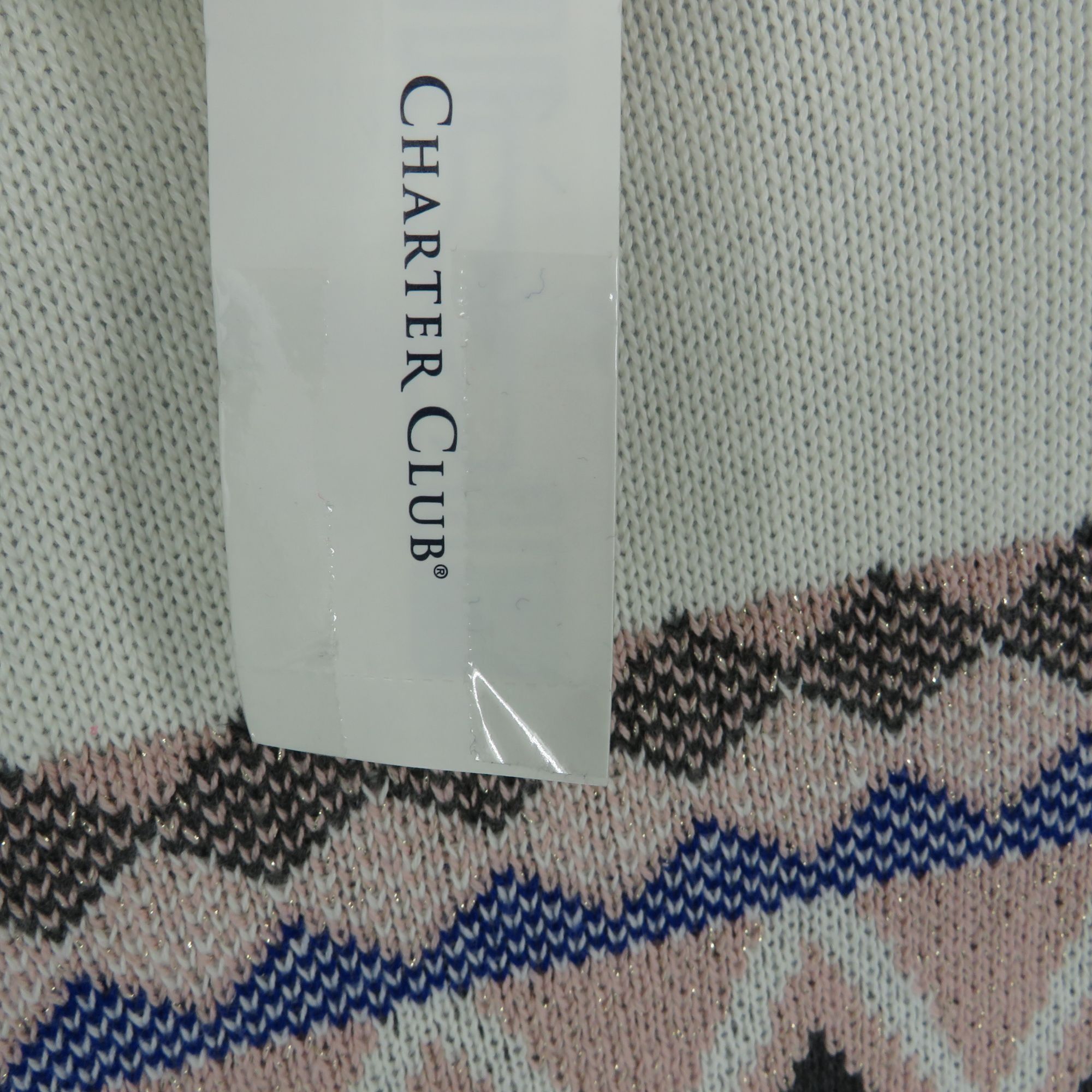 Charter Club Charter Club Women's XL Vanilla Bean Geometric Pattern Sweat Size XL / US 12-14 / IT 48-50 - 5 Thumbnail