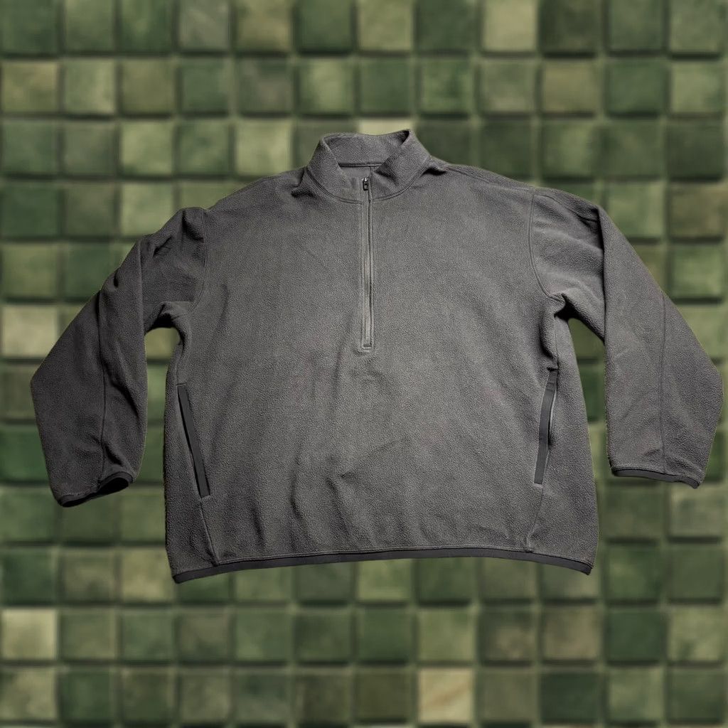 Lululemon Lululemon Sweatshirt Fleece Half Zip Mens XL Black Kangaroo Pocket LM3DTCS Size US XL / EU 56 / 4 - 1 Thumbnail