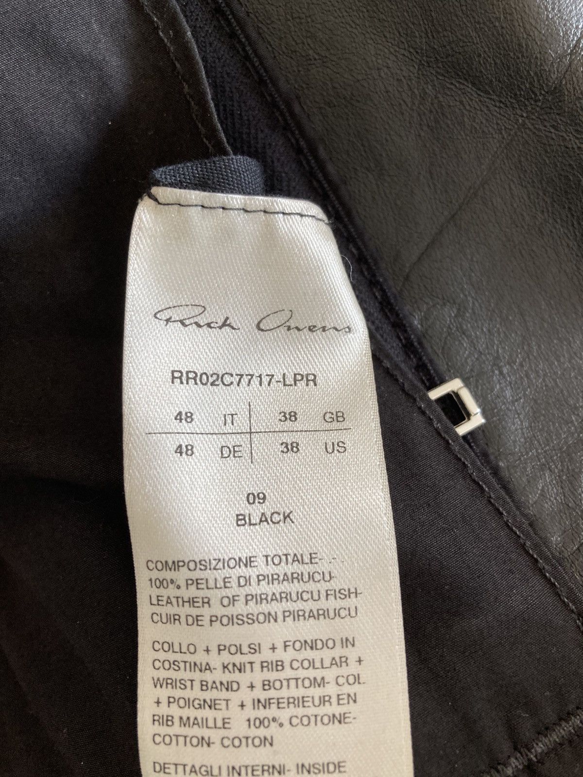 Rick Owens BRAND NEW/ 🔥 Rick Owens Pirarucu Leather Size US M / EU 48-50 / 2 - 9 Thumbnail