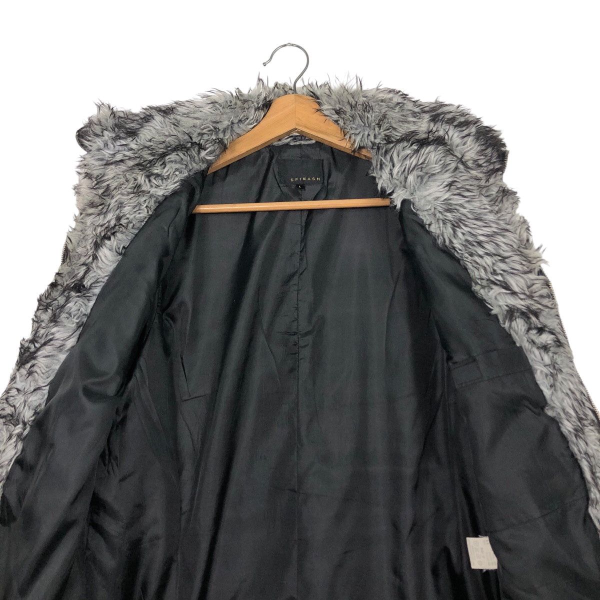 Japanese Brand 📌Vintage Light Puffer Jacket Spinash Mink Fur Hoodie Size US L / EU 52-54 / 3 - 15 Thumbnail