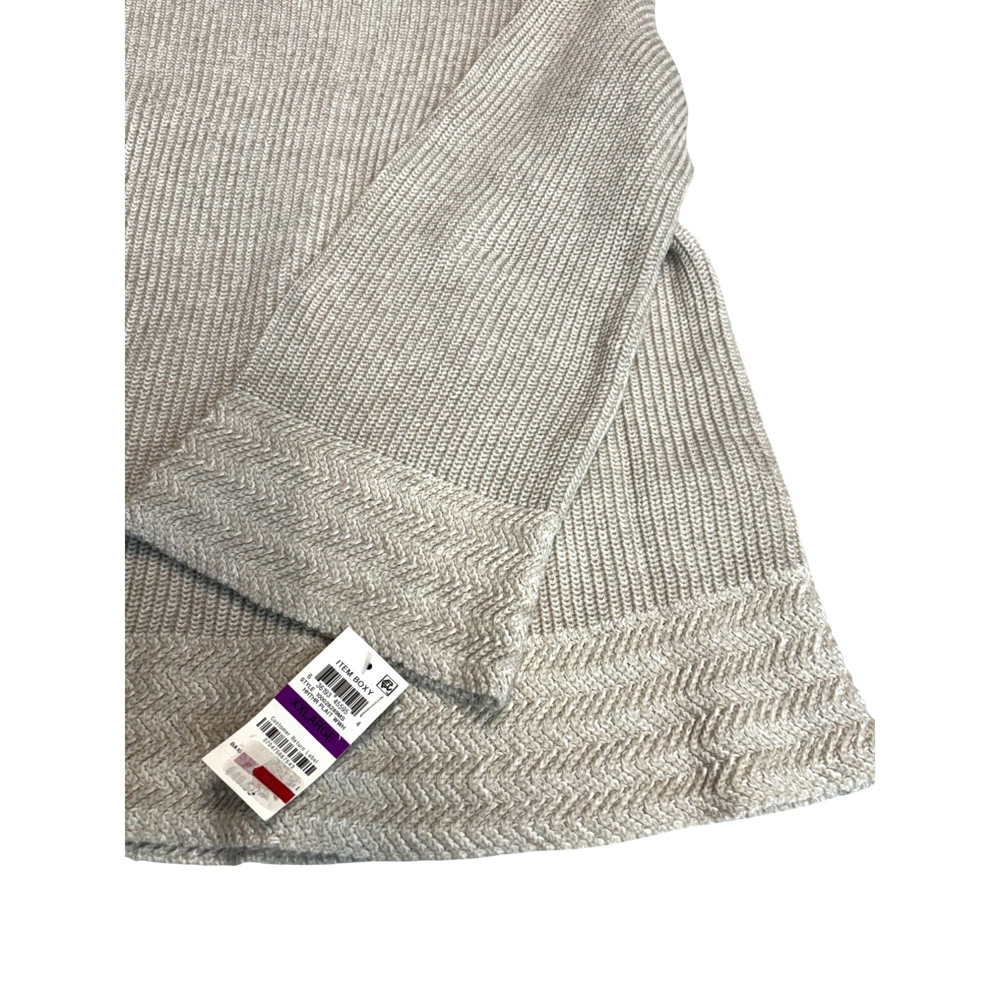 Other Style & Co Flare-Sleeve Contrast-Border Sweater, Hammock He Size XXL / US 16-18 / IT 52-54 - 6 Thumbnail