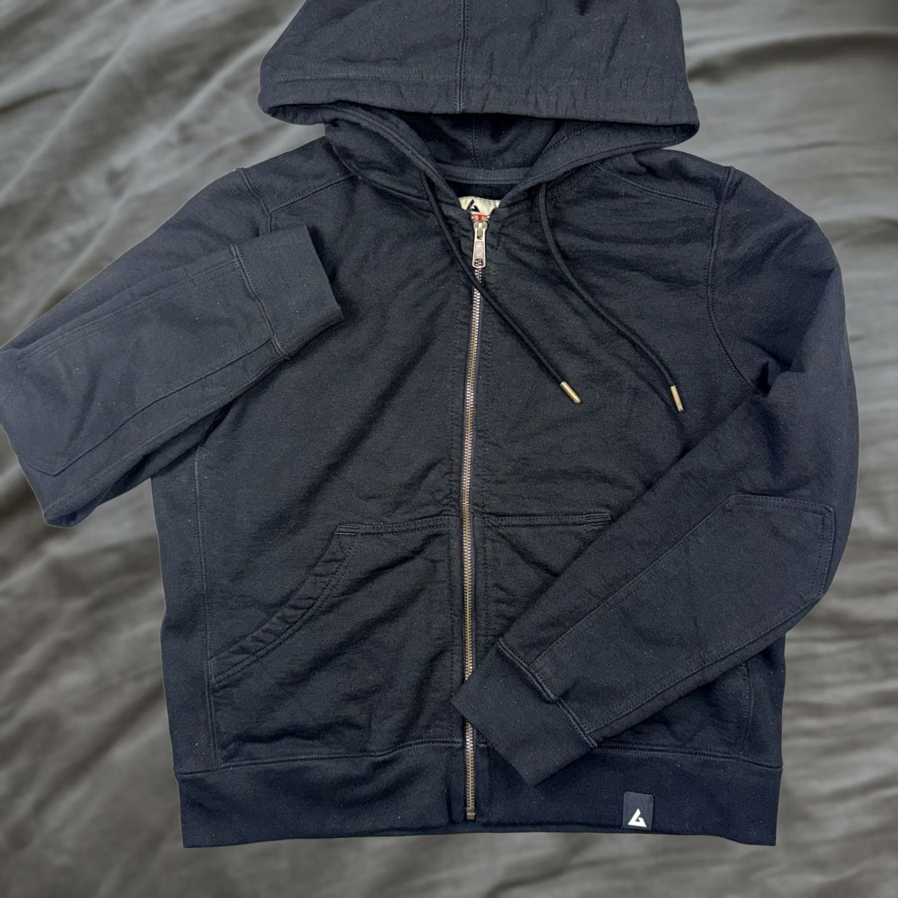 Vintage American Giant Classic Full Zip Hoodie Women M Black Size M / US 6-8 / IT 42-44 - 1 Thumbnail