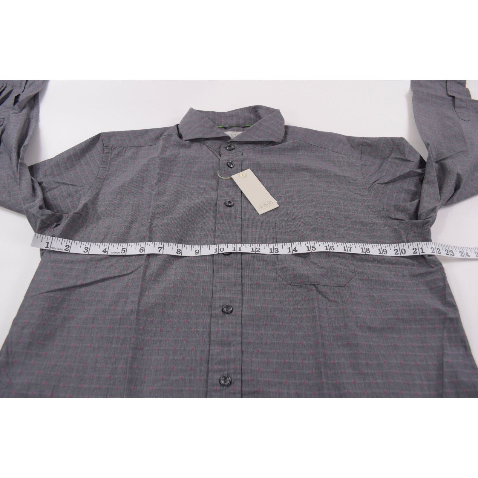 Eton Eton New with tags Shirt Size L US In Gray Size US L / EU 52-54 / 3 - 6 Thumbnail