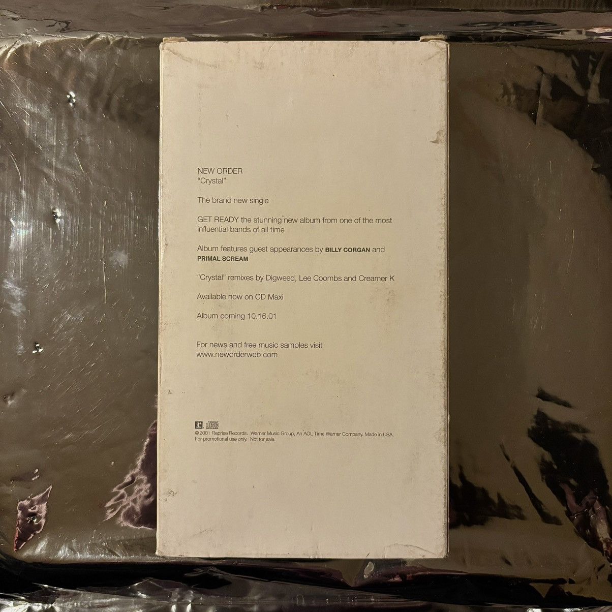 Other 2001 NEW ORDER PROMOTIONAL VHS TAPE FOR THE SINGLE “CRYSTAL” Size ONE SIZE - 2 Thumbnail