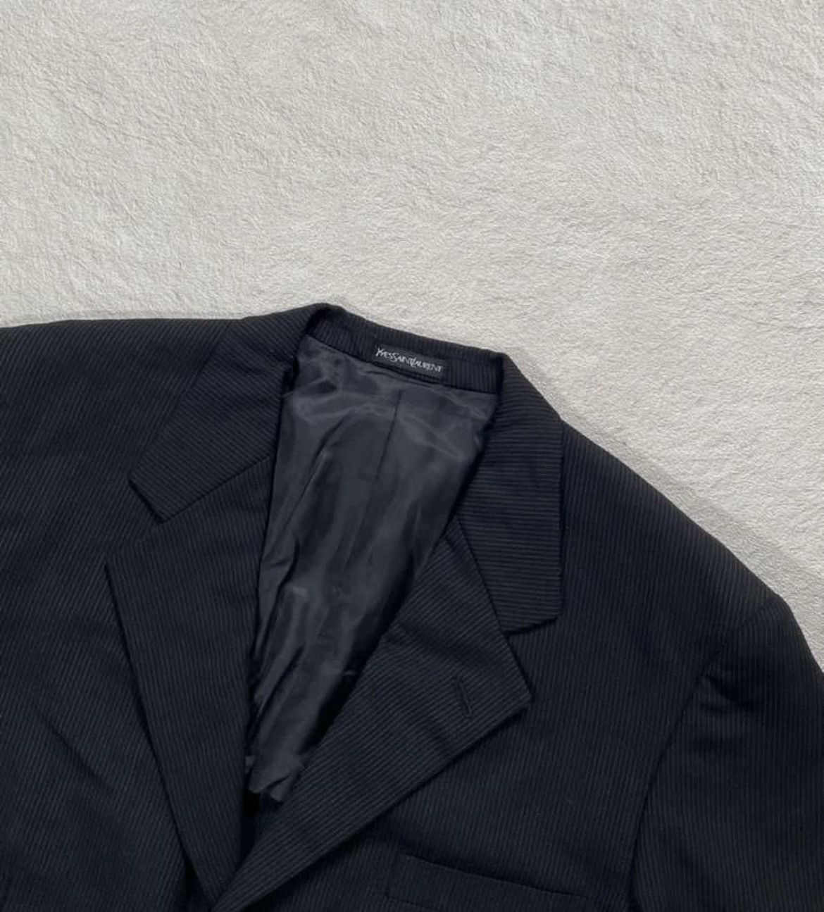 Yves Saint Laurent Yves Saint Laurent Black Blazer Size US L / EU 52-54 / 3 - 2 Thumbnail