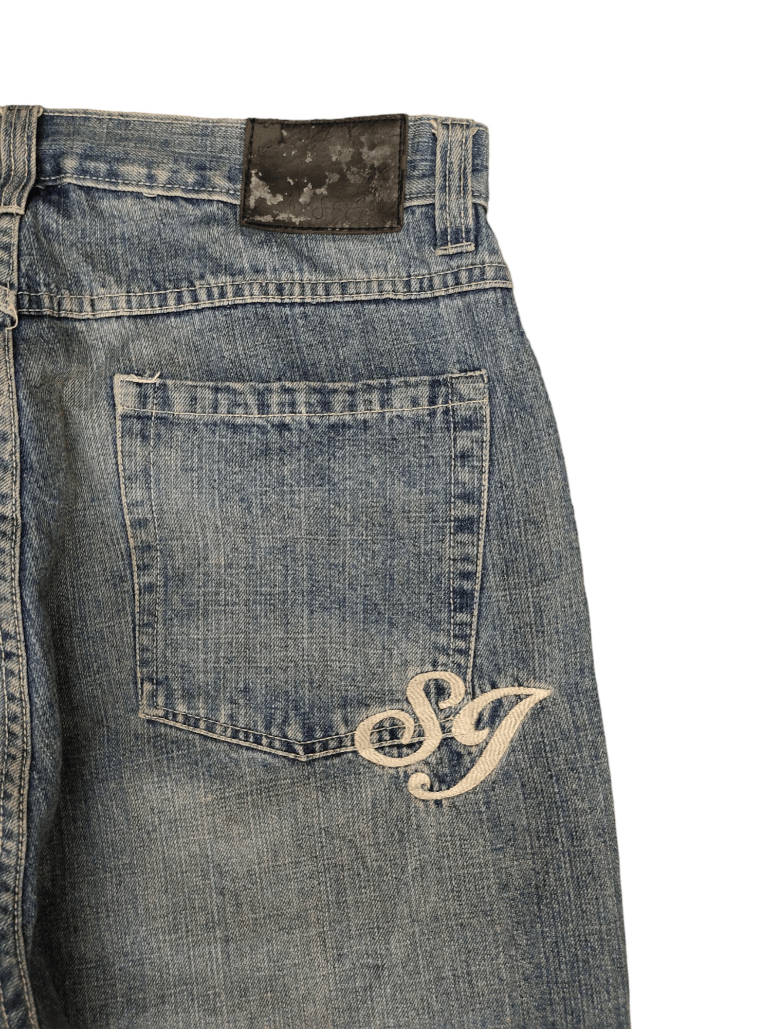 Sean John Baggy Jeans Sean John Embroidered Denim Wide Loose Leg Y2k Size US 36 / EU 52 - 3 Thumbnail
