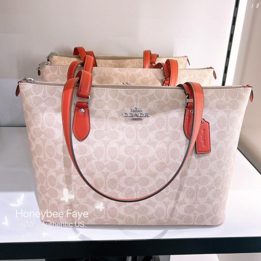 Coach Gallery Tote Bag In Signature Canvas CW381 Size ONE SIZE - 7 Thumbnail