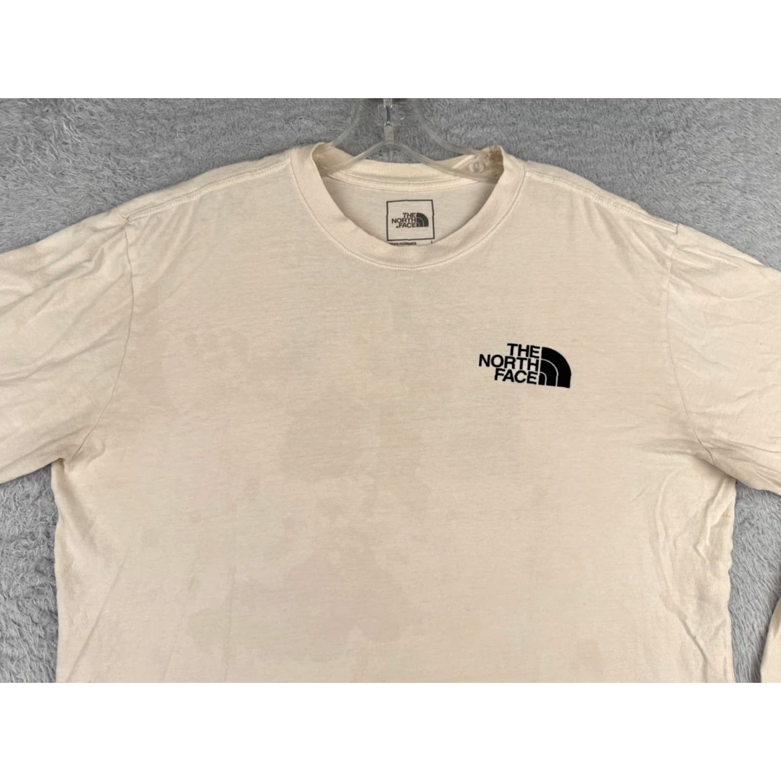 The North Face The North Face Shirt Men Large Ivory Logo Camo Long Sleeve Cotton Crew Neck T-Shirt Size US L / EU 52-54 / 3 - 4 Thumbnail