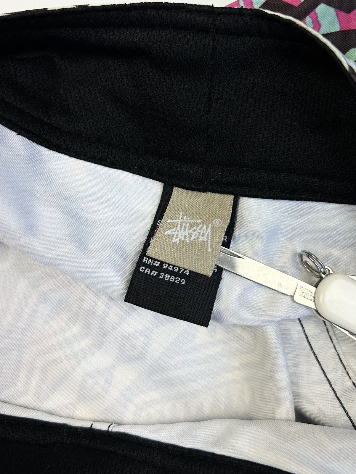 Stussy × Vintage Rare Stussy Fresh Prince Surf Shorts Y2K Vintage Size US 30 / EU 46 - 12 Thumbnail