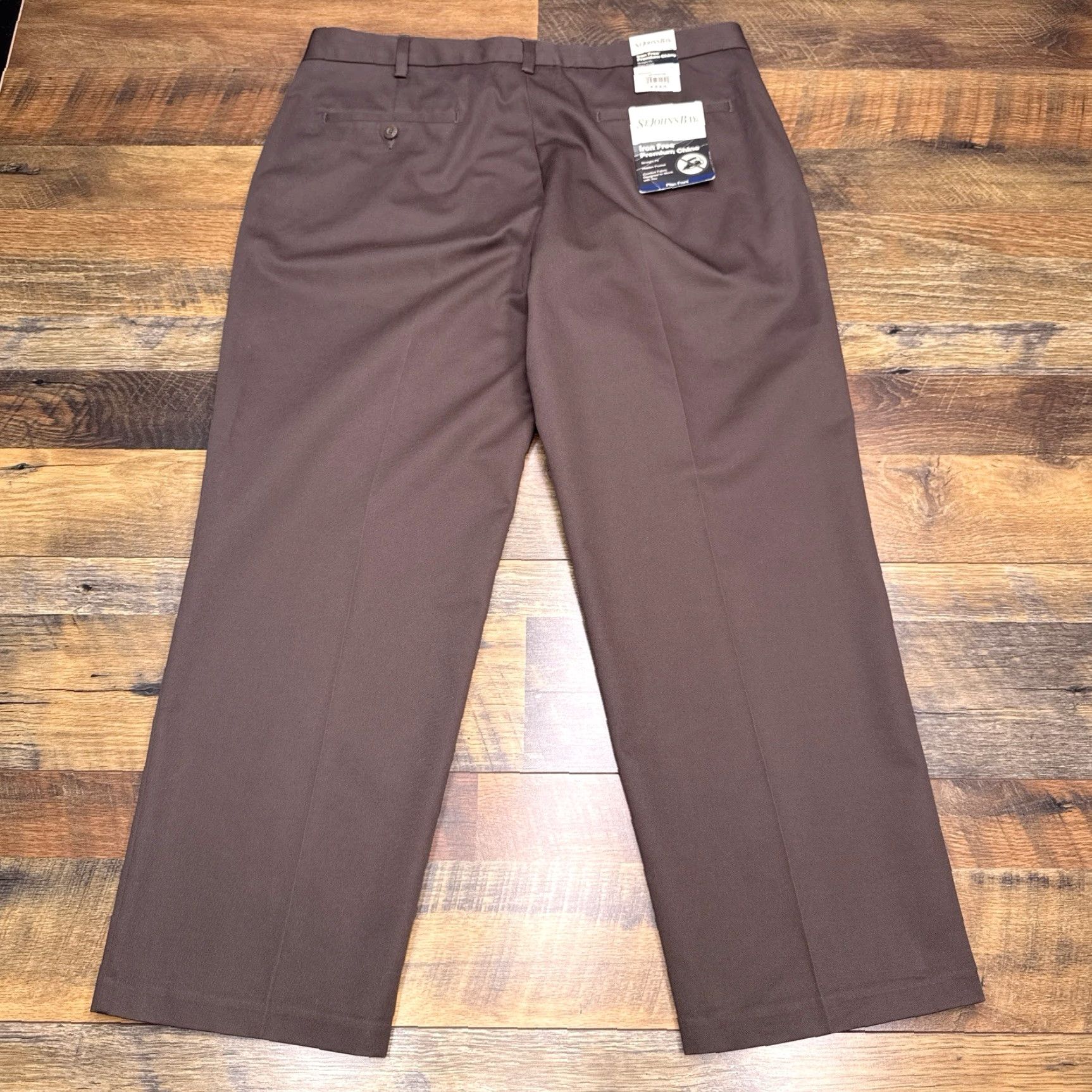 Vintage **St Johns' Bay Mens Premium Brownstone Chino Pants 38x29 Regular Fit** User: St Johns' Bay Mens Premium Brownstone Chino Pants Regular Fit 38x29 Size US 38 / EU 54 - 3 Thumbnail