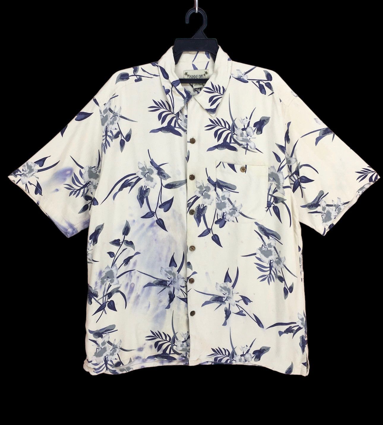 Vintage Vintage PARADISE COVES 100% Silk Asian Floral Size US L / EU 52-54 / 3 - 1 Thumbnail