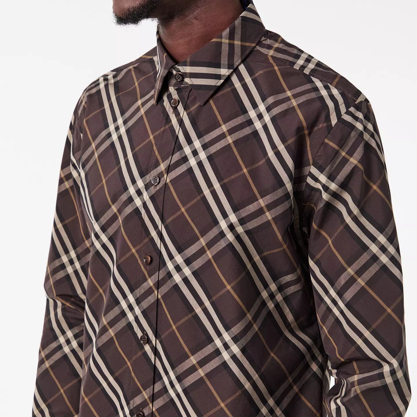Burberry o1g2r1mq0426 Patterned Tailored Fit Shirt in Multicolor Size US L / EU 52-54 / 3 - 5 Thumbnail