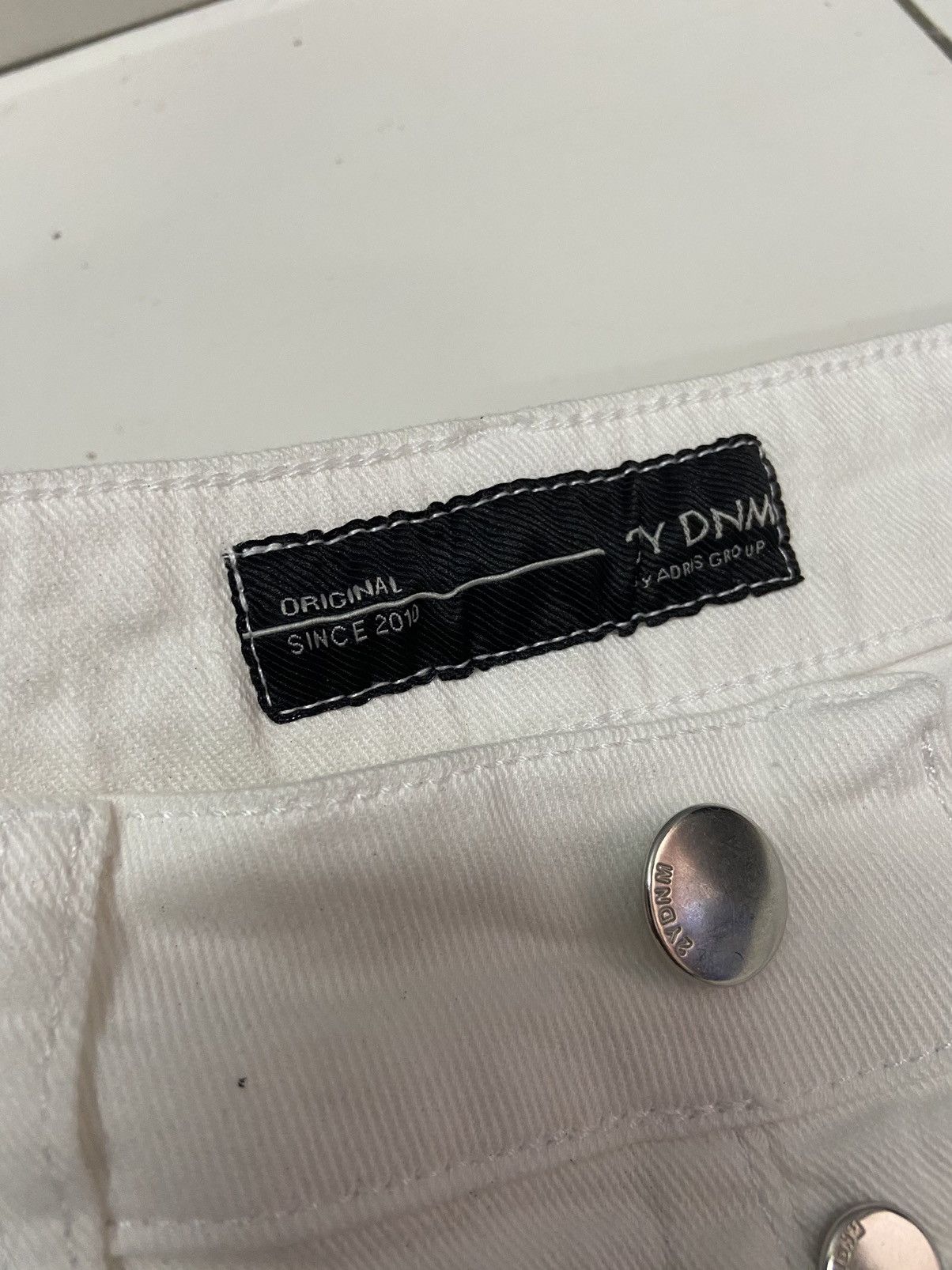 Japanese Brand 2Y DENIM WHITE BLACK JEANS Size US 31 - 7 Thumbnail