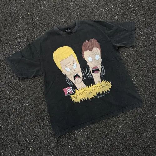 Japanese Brand Ishihara x Mao BEAVIS AND BUTTHEAD Cartoon Shirt Size US XL / EU 56 / 4 - 1 Thumbnail