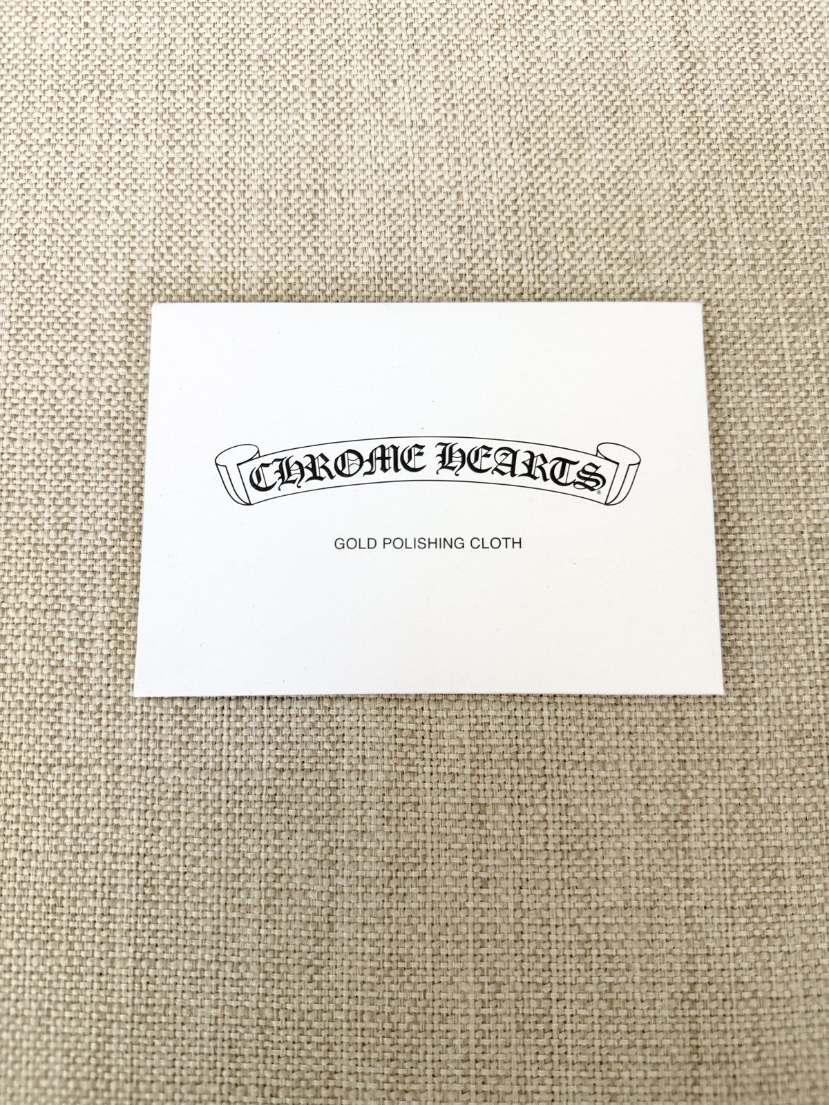 Chrome Hearts Chrome Hearts Gold Polishing Cloth (Brand New) Size ONE SIZE - 2 Thumbnail