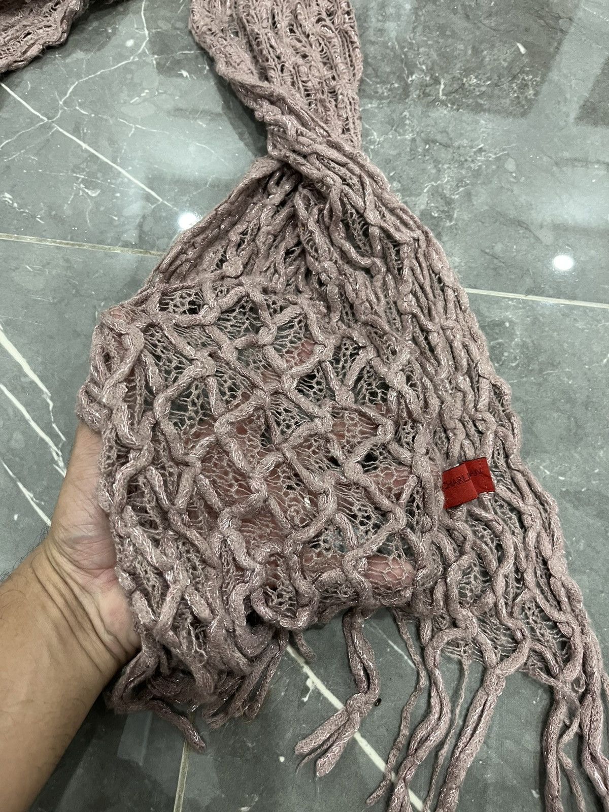 Japanese Brand × KMRii Charles jourdan knit scraft kmrii styled Size ONE SIZE - 4 Thumbnail