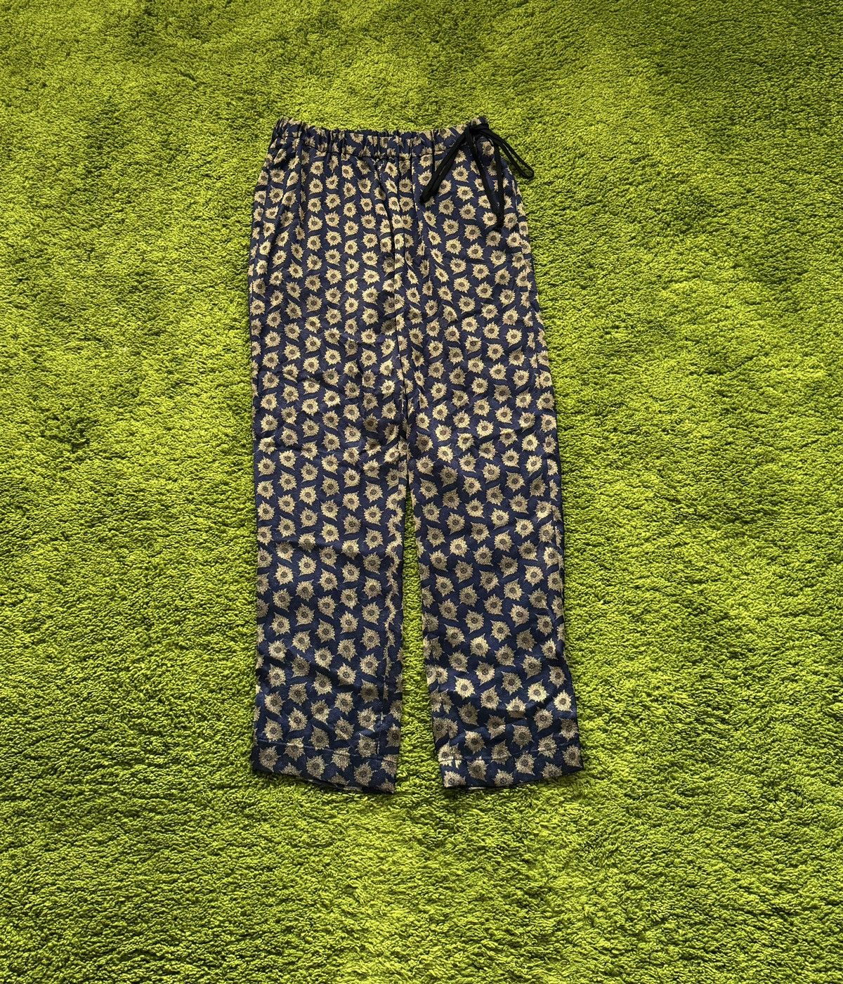 Designer × Dries Van Noten Dries Van Noten silk blend graphic pants Size 28" / US 6 / IT 42 - 1 Thumbnail