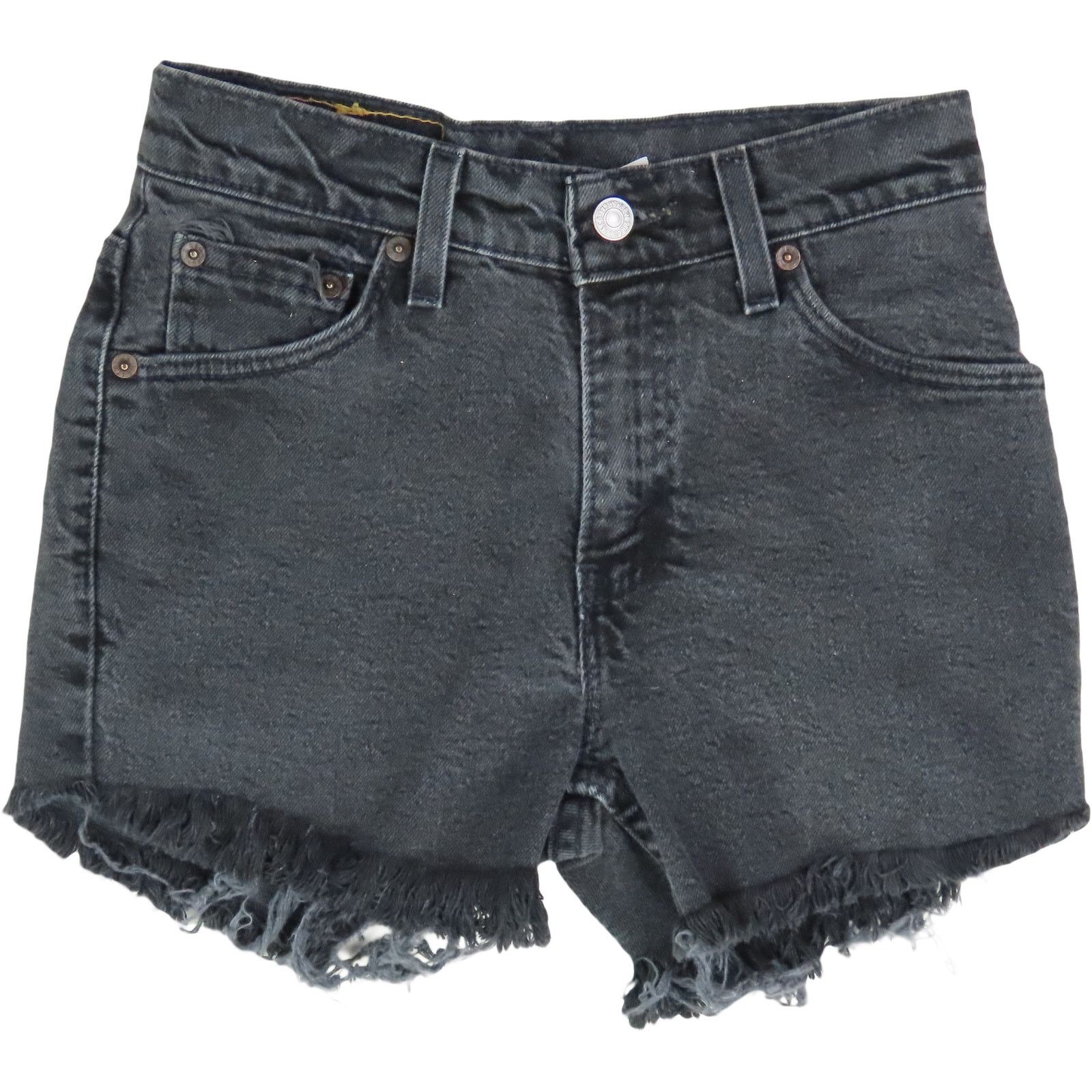 Levi's Vintage Levi's 517 Black High-Waist Cutoffs Vintage W25 Size 25" / US 0 / IT 36 - 5 Thumbnail