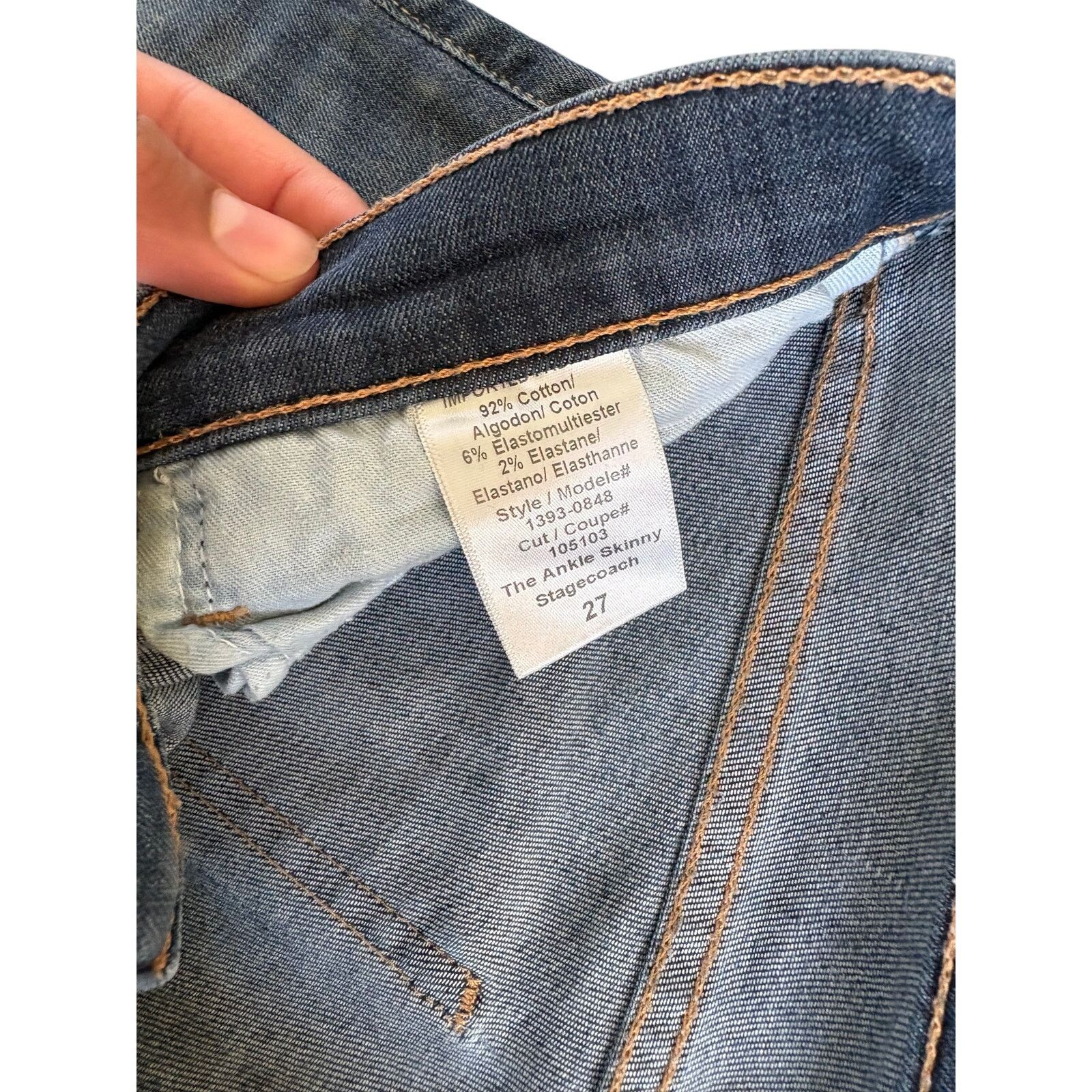 Current/Elliot Current Elliot Womens Designer Jeans Size 27" / US 4 / IT 40 - 6 Thumbnail
