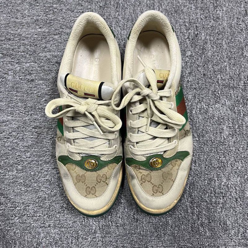 Gucci Gucci Screener Sneakers in Gray Green - Size US 8 / EU 41 - 2 Thumbnail