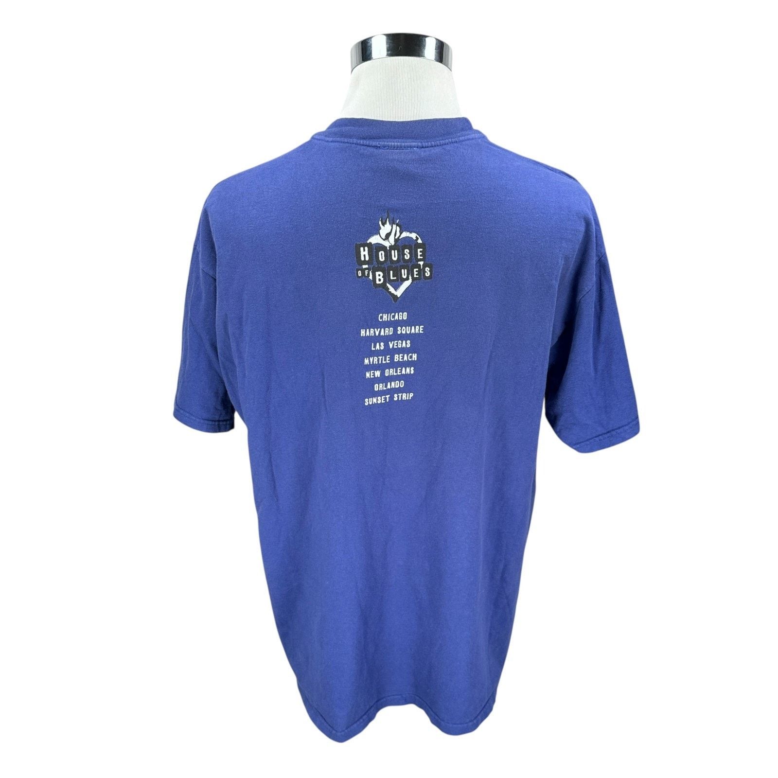 Other Vintage House of Blues Devil Fishing T-Shirt Men’s XL Blue Size US XL / EU 56 / 4 - 3 Thumbnail