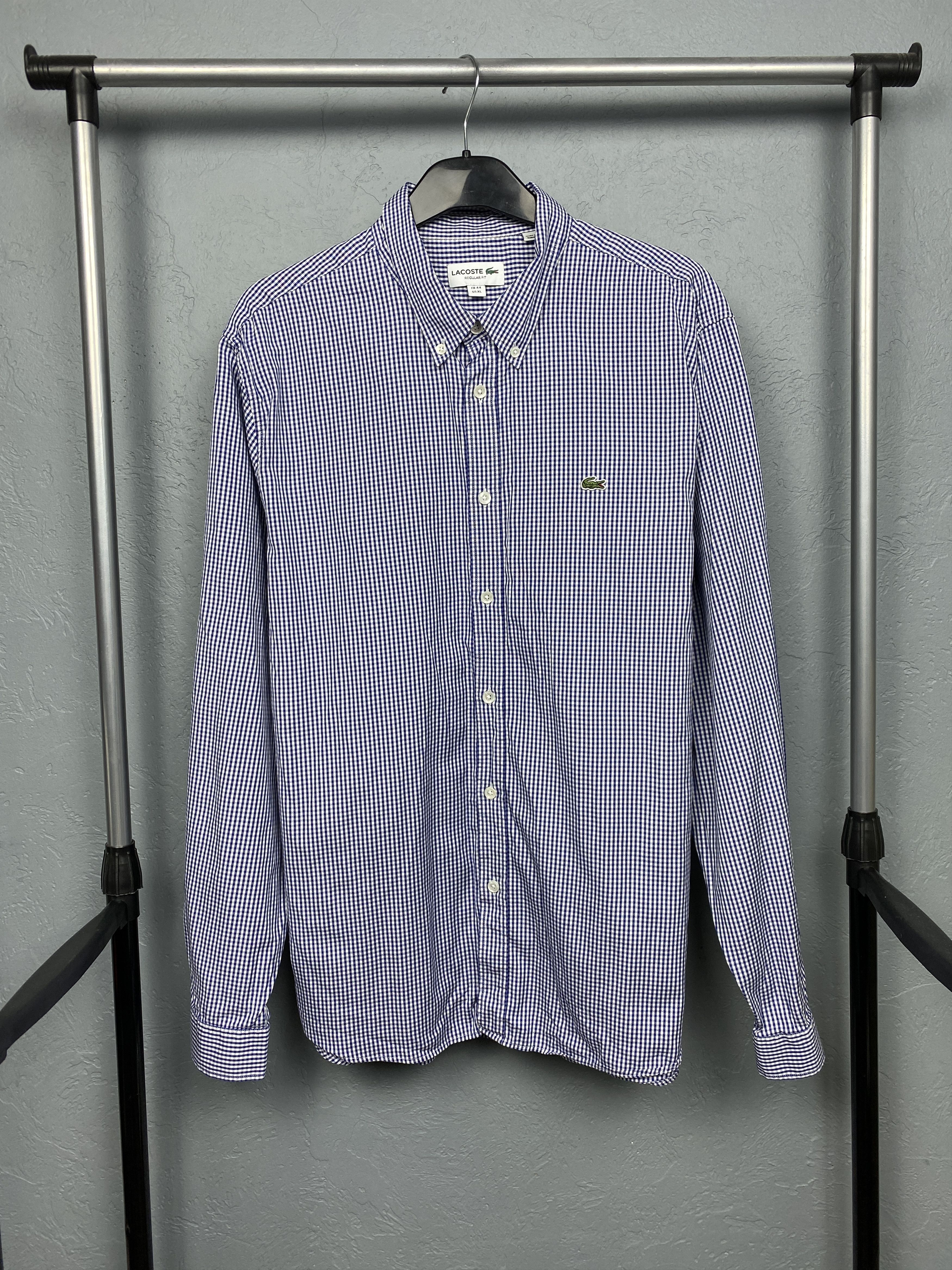 Lacoste Lacoste Vintage Mens Long Sleeve Shirt Size US XL / EU 56 / 4 - 1 Thumbnail
